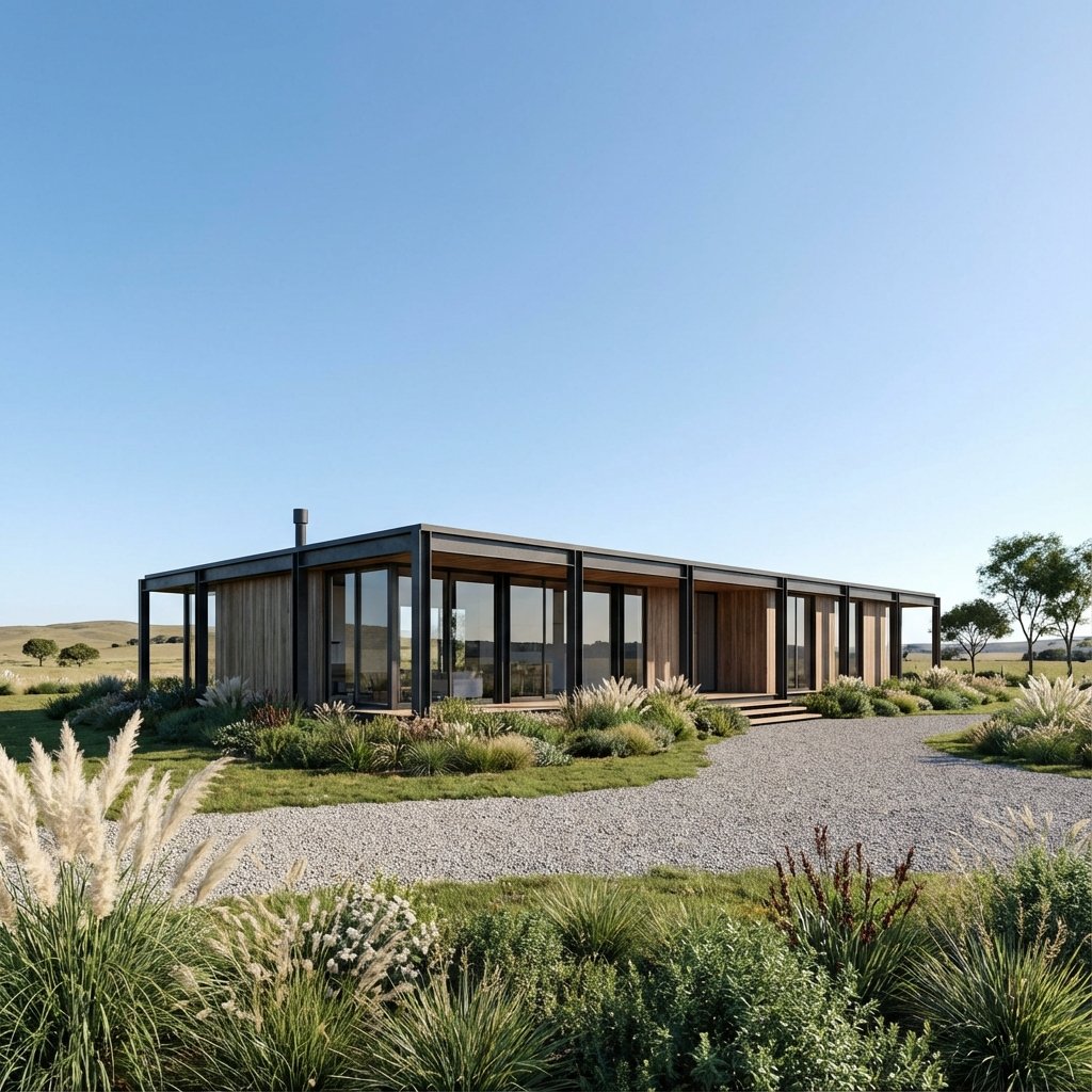 Casa prefabricada moderna en Argentina