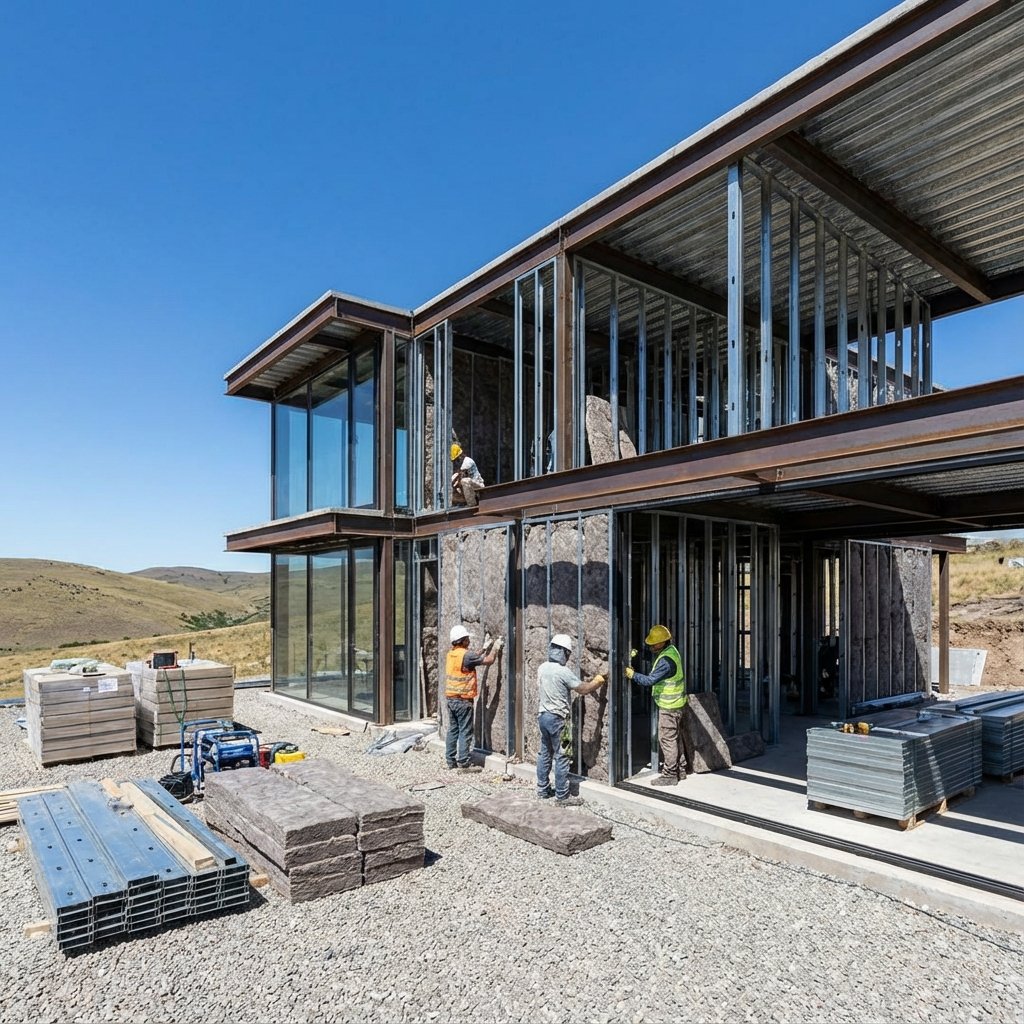 Construcción sustentable con Steel Frame en Buenos Aires