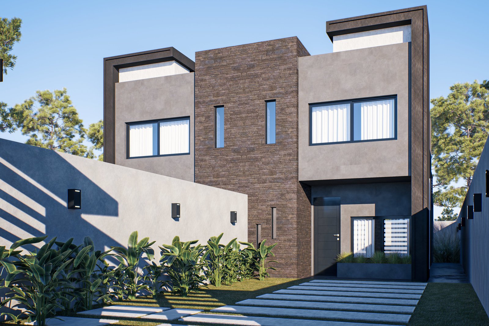 Conjunto de Viviendas - Render 3D 2, Estudio Lat Buenos Aires