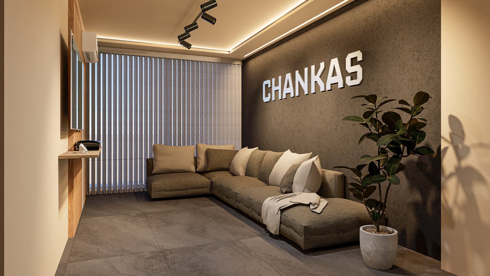 Oficina P - Render 3D 3, Estudio Lat Buenos Aires