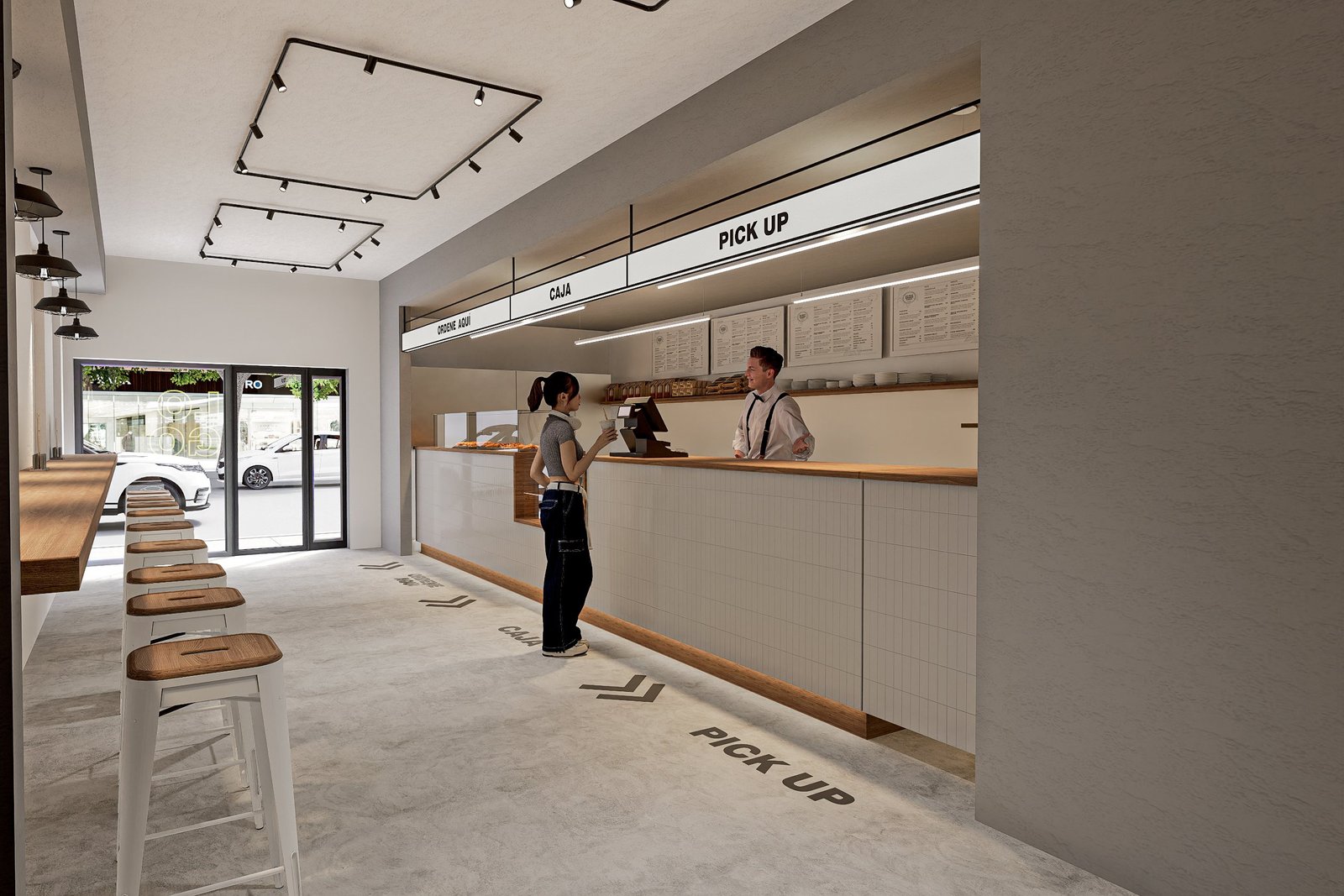 Resto Gastón Vázquez - Render 3D principal, Estudio Lat Buenos Aires