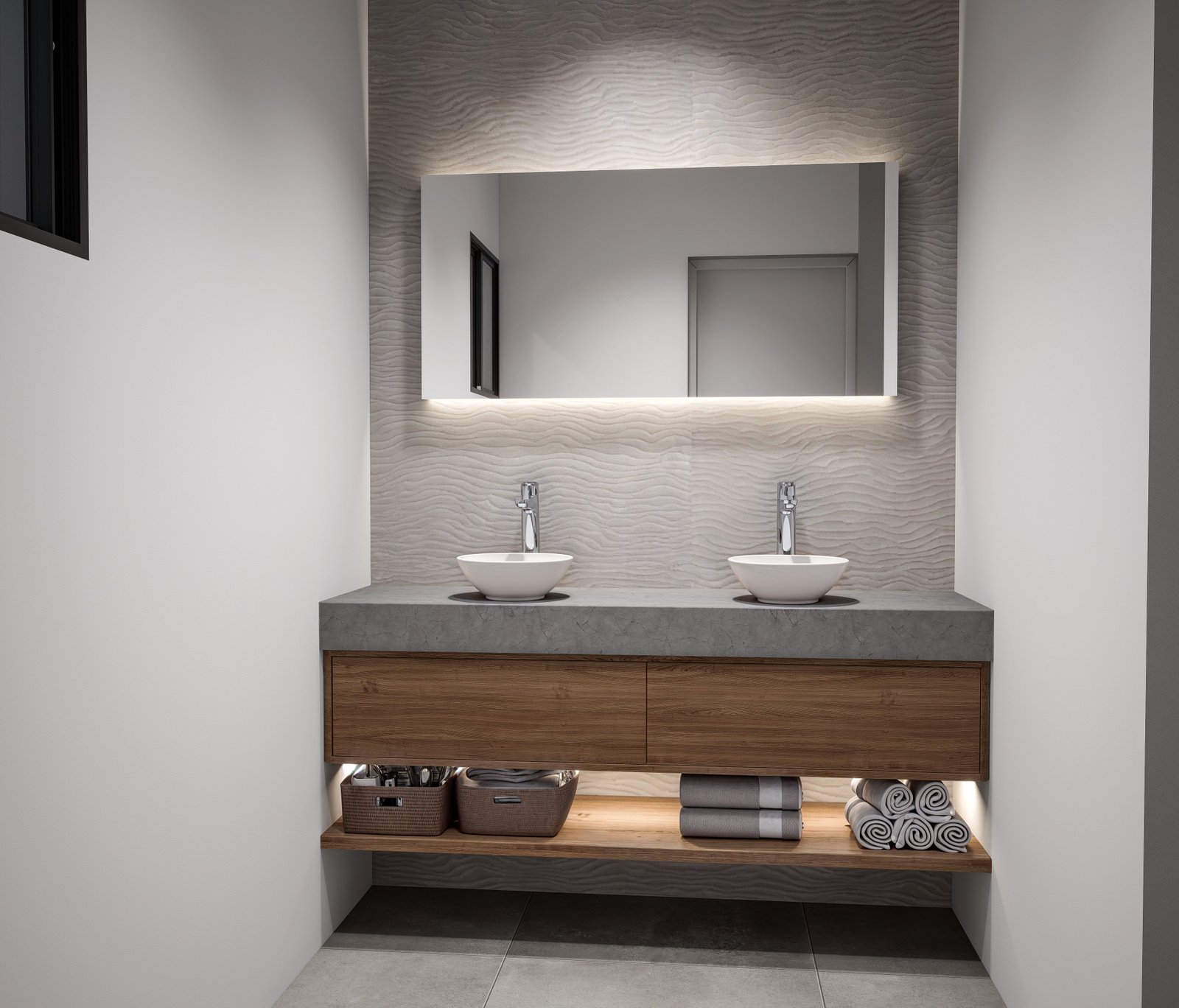 Vivienda Antonella - Render 3D principal, Estudio Lat Buenos Aires