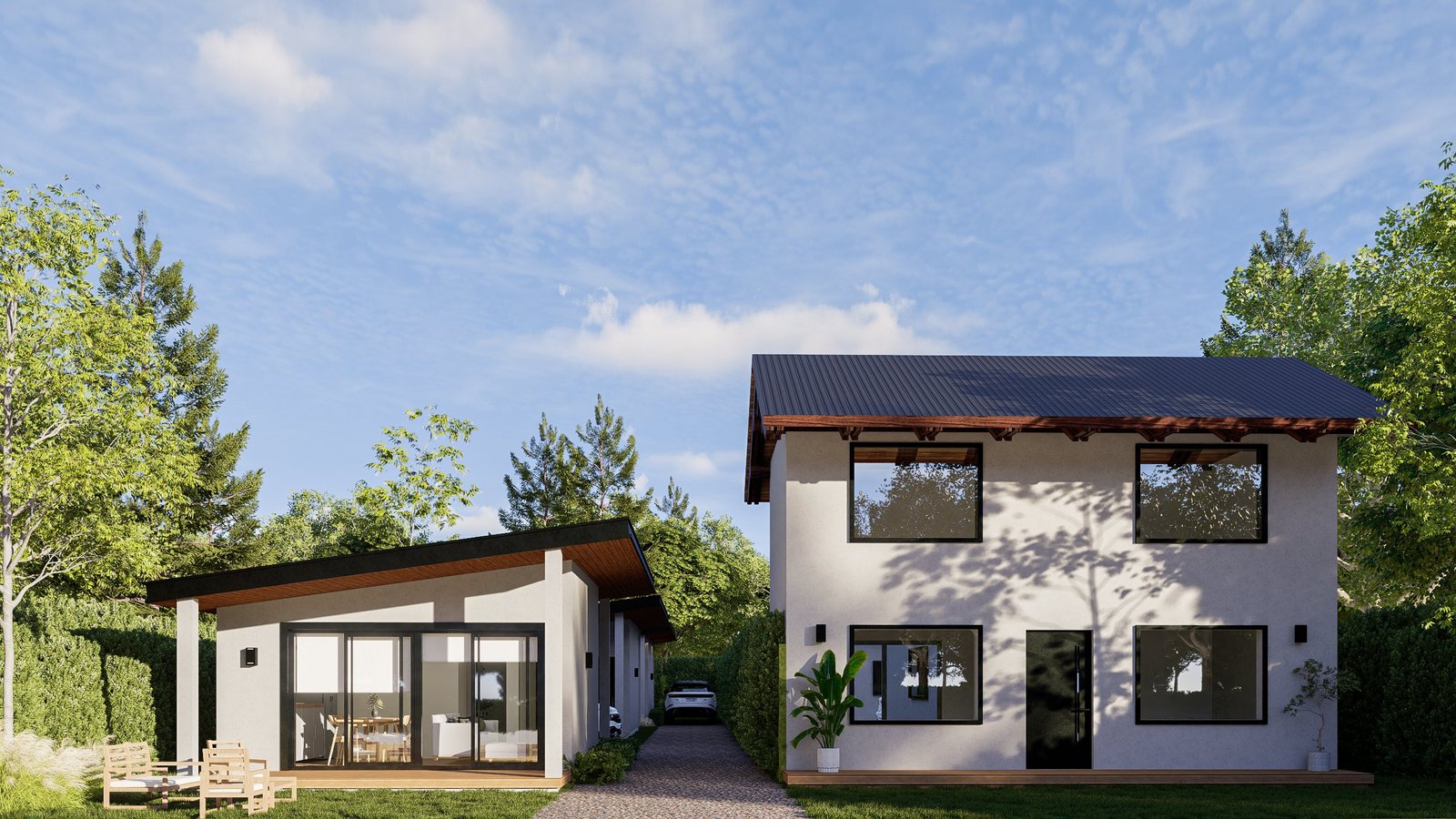 Vivienda BRC - Render 3D 2, Estudio Lat Buenos Aires