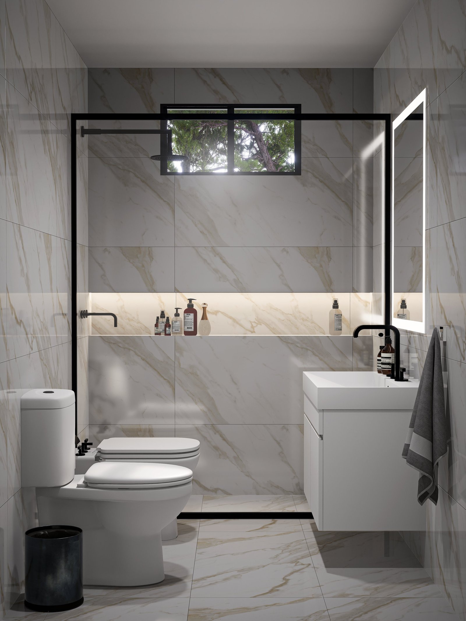 Vivienda Dario - Render 3D principal, Estudio Lat Buenos Aires