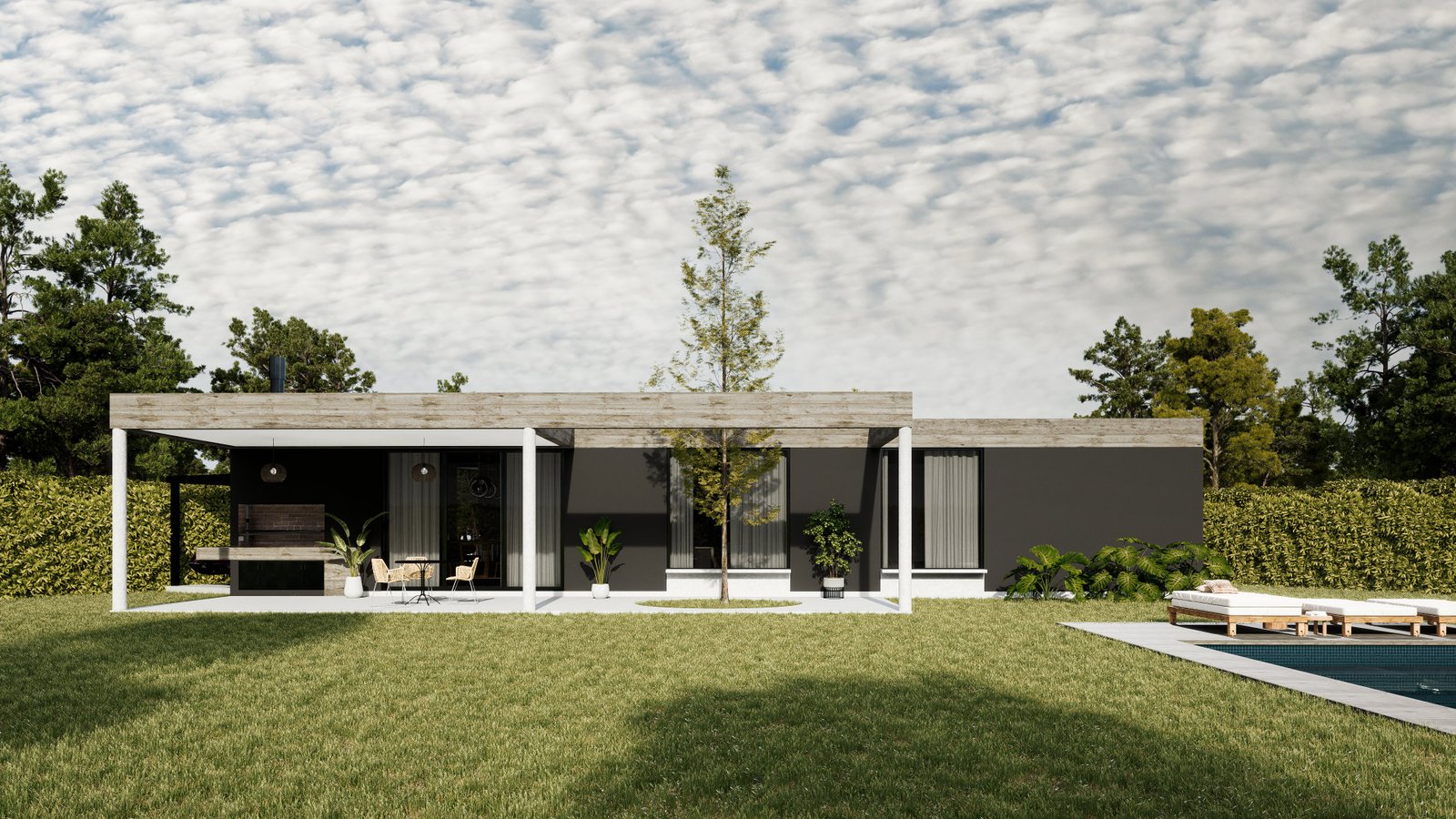 Vivienda Javier del Olmo - Render 3D 2, Estudio Lat Buenos Aires