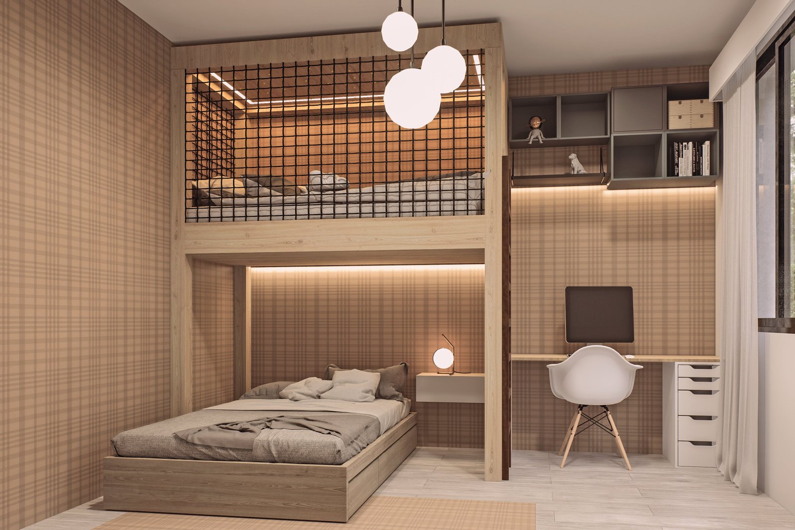 Vivienda Nicolás - Render 3D 4, Estudio Lat Buenos Aires