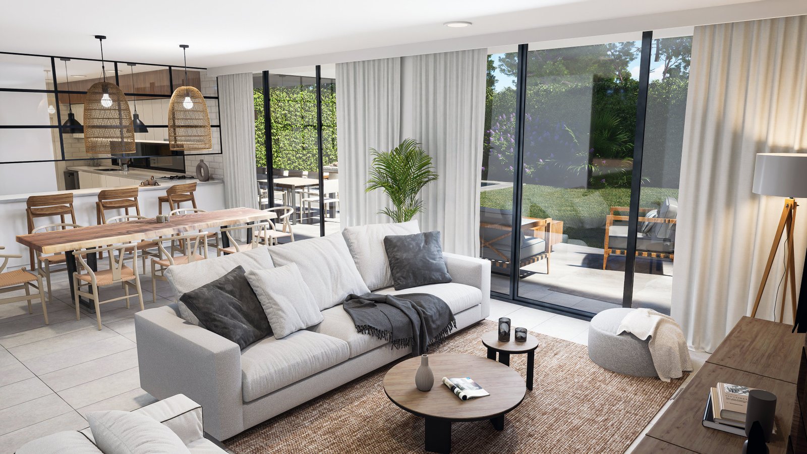 Vivienda Perico Sol - Render 3D 4, Estudio Lat Buenos Aires