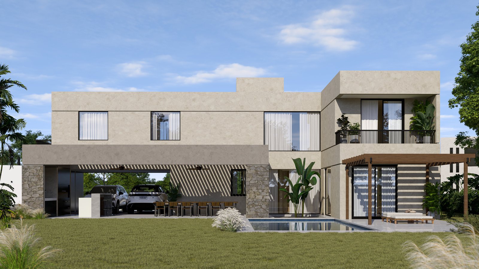 Vivienda San Sebastián - Render 3D 2, Estudio Lat Buenos Aires
