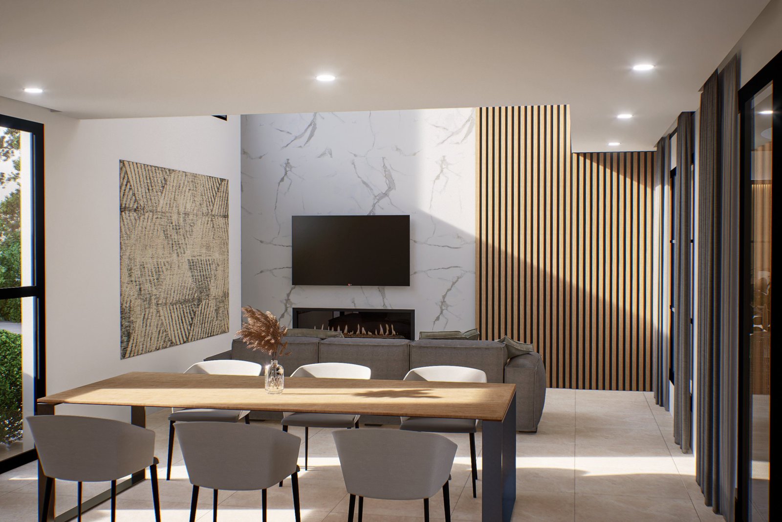 Vivienda Sergio Castro - Render 3D 3, Estudio Lat Buenos Aires