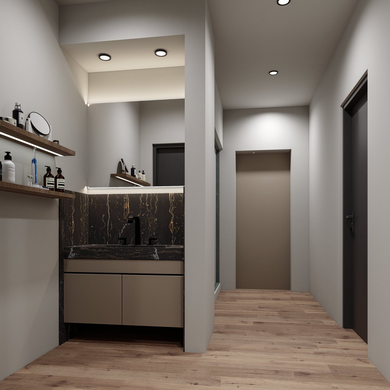 Diseño y renovación Departamento Peña - render 3D fotorrealista del proyecto, residencial 2025 en Buenos Aires, Argentina, render 3D Estudio Lat vista 15