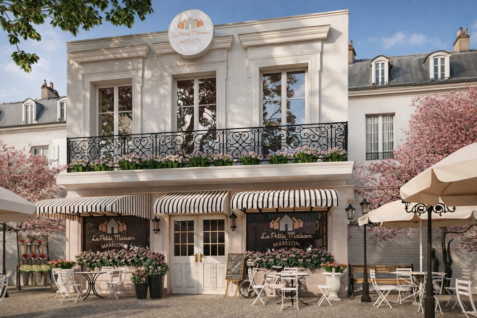 Render local gastronómico — La Petit Maison