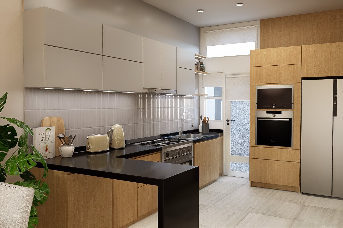 Remodelación Sarandi - Cocina, Living-Comedor