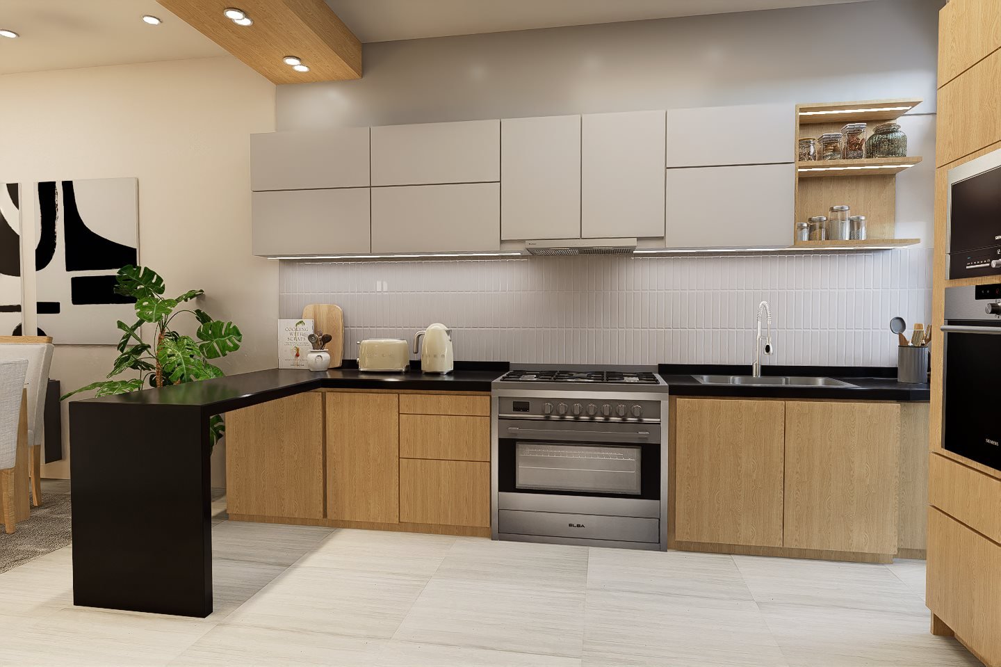remodelacion-sarandi-cocina-living-comedor - Render