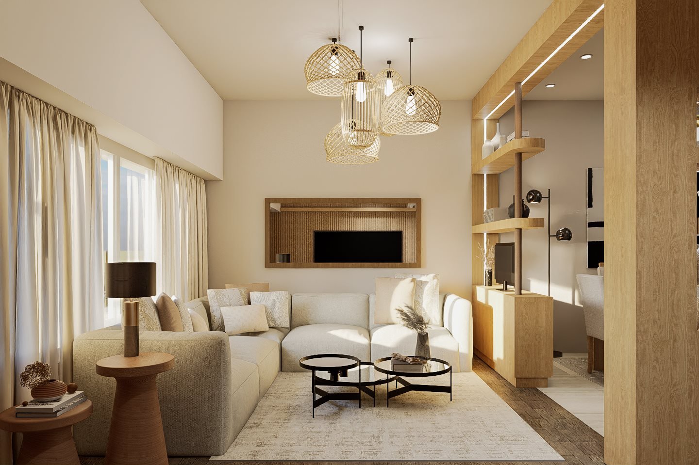 remodelacion-sarandi-cocina-living-comedor - Render