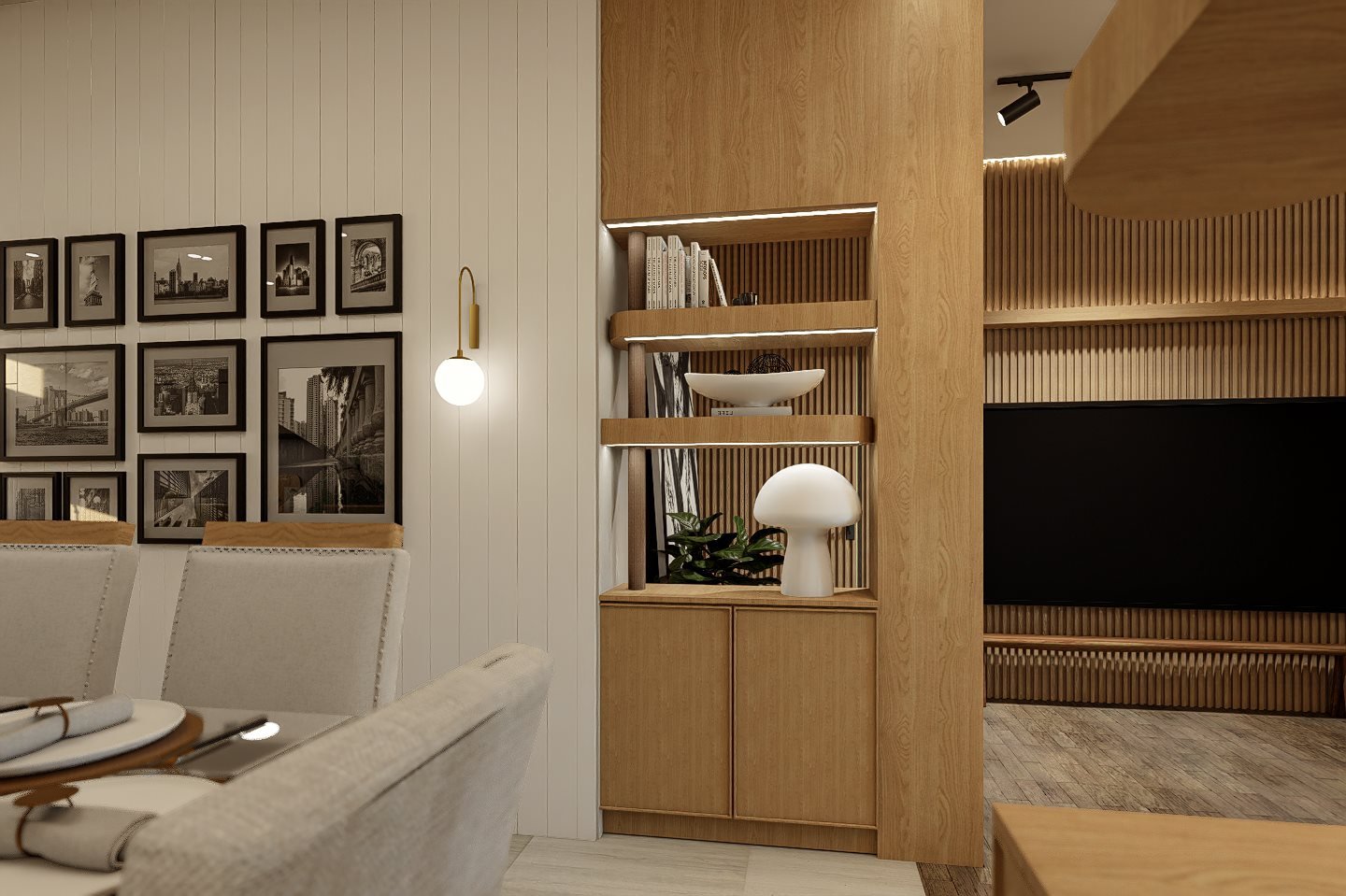 remodelacion-sarandi-cocina-living-comedor - Render
