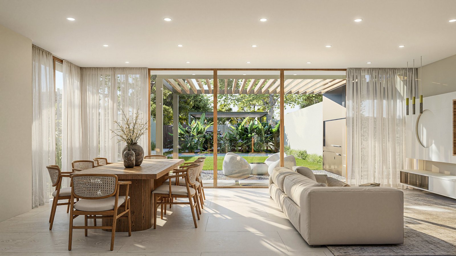 Vivienda Grupo RM - vivienda con arquitectura, materialidad y escala, residencial 2025 en Buenos Aires, Argentina, render 3D Estudio Lat vista 3