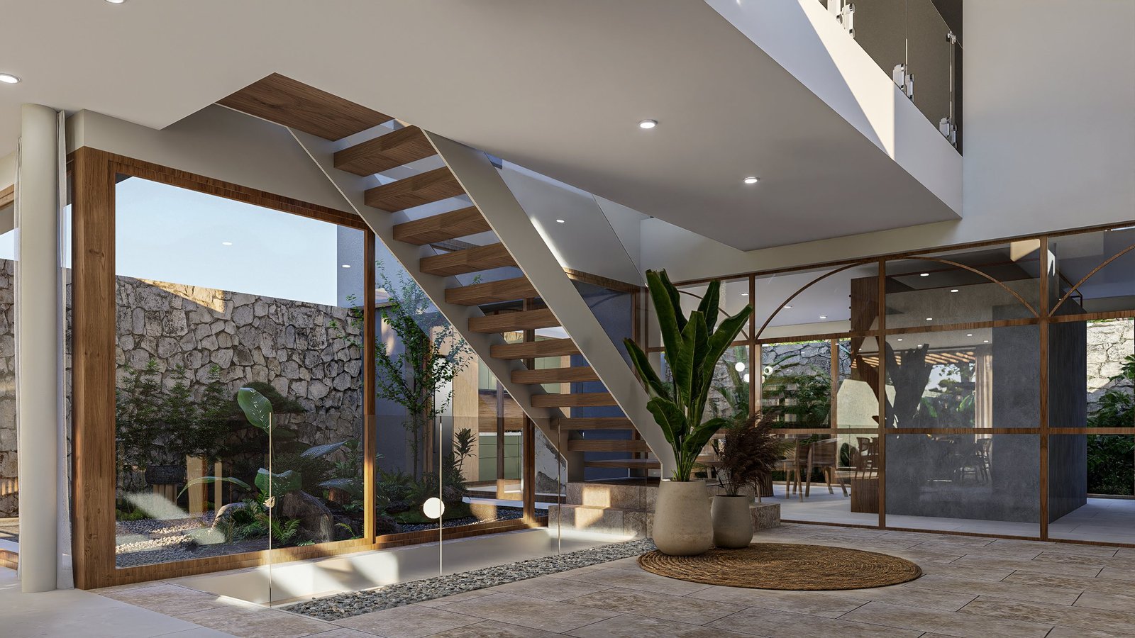 Vivienda Grupo RM - vivienda con arquitectura, materialidad y escala, residencial 2025 en Buenos Aires, Argentina, render 3D Estudio Lat vista 4
