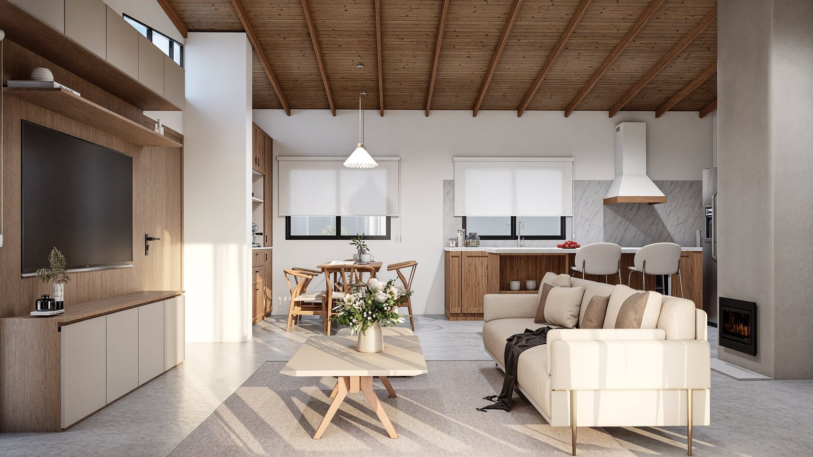 Vivienda NaLi - vivienda con arquitectura, materialidad y escala, residencial 2025 en Buenos Aires, Argentina, render 3D Estudio Lat vista 4
