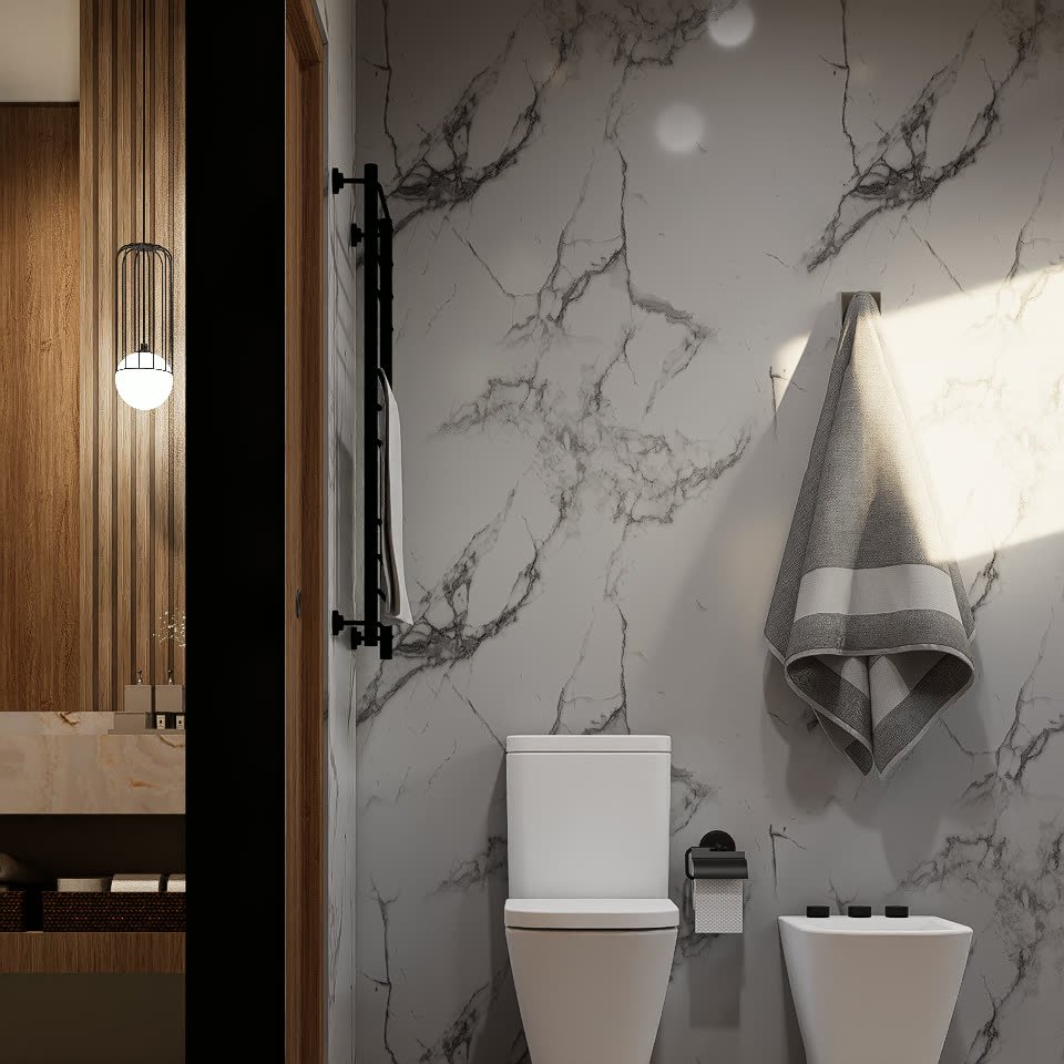 San Eliseo - Juan Pablo - baño moderno con terminaciones y equipamiento, residencial 2026 en Buenos Aires, Argentina, render 3D Estudio Lat vista 23