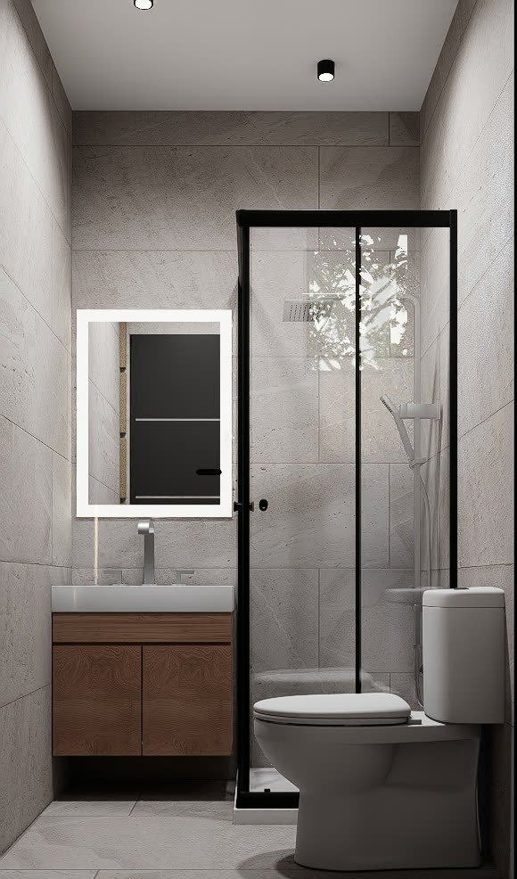 San Eliseo - Juan Pablo - baño moderno con terminaciones y equipamiento, residencial 2026 en Buenos Aires, Argentina, render 3D Estudio Lat vista 25