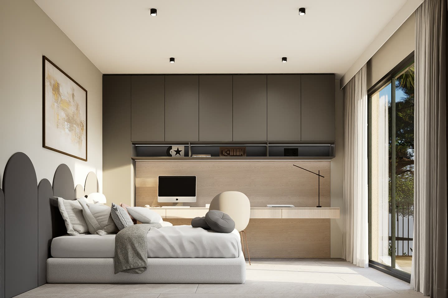 San Eliseo - Juan Pablo - dormitorio o habitación con diseño interior, residencial 2026 en Buenos Aires, Argentina, render 3D Estudio Lat vista 33