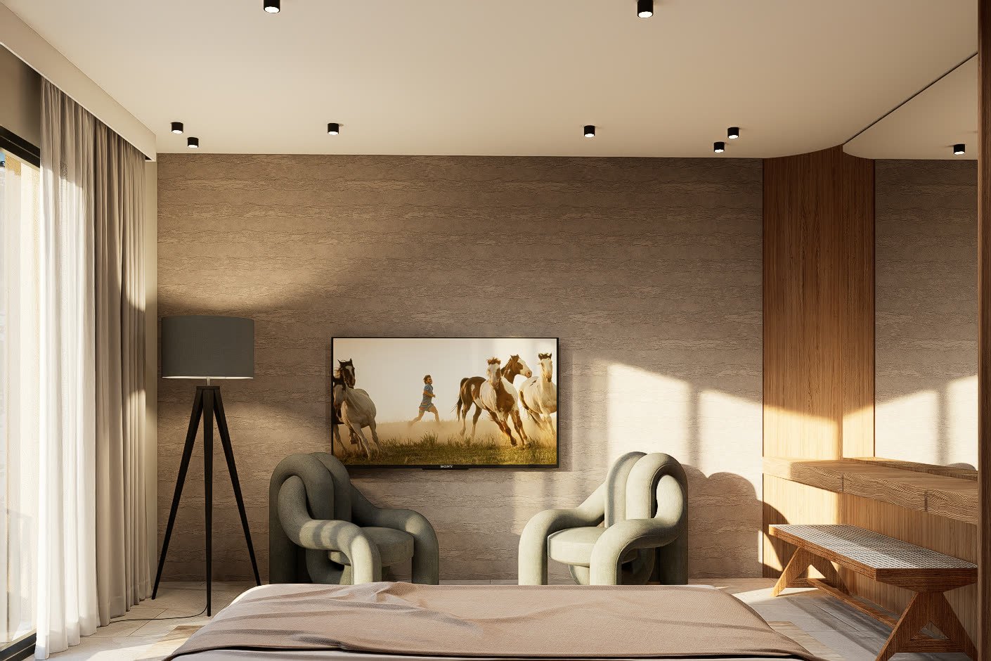 San Eliseo - Juan Pablo - dormitorio o habitación con diseño interior, residencial 2026 en Buenos Aires, Argentina, render 3D Estudio Lat vista 36