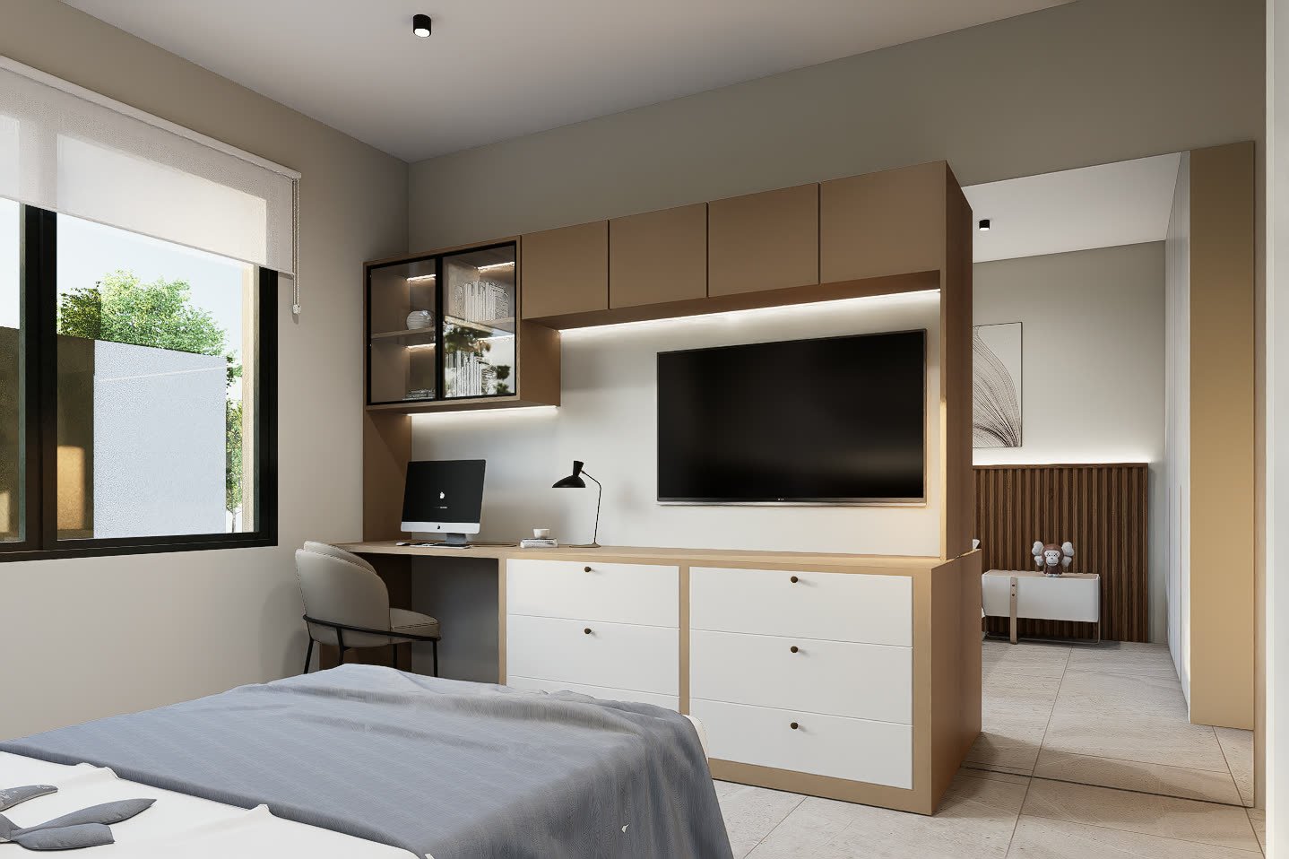 San Eliseo - Juan Pablo - dormitorio o habitación con diseño interior, residencial 2026 en Buenos Aires, Argentina, render 3D Estudio Lat vista 38