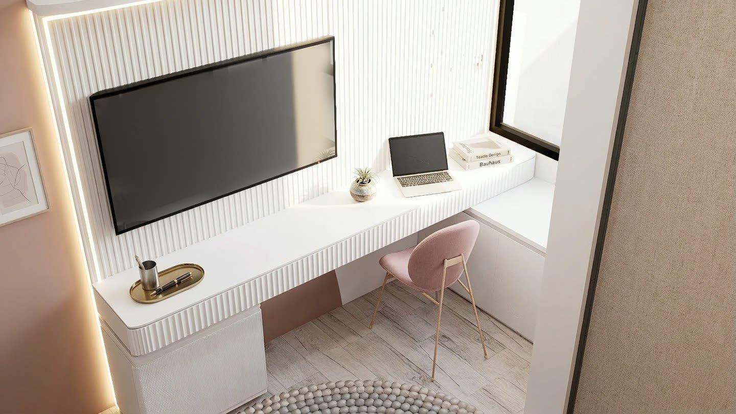 Habitaciones - dormitorio o habitación con diseño interior, interiorismo 2026 en Buenos Aires, Argentina, render 3D Estudio Lat vista 8