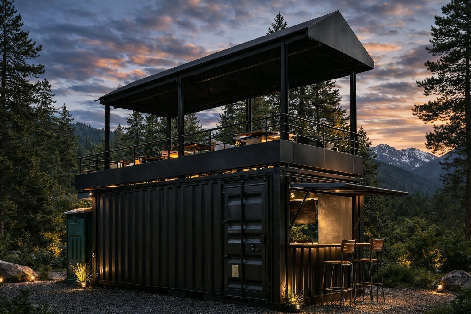 Container - Brian - vivienda con arquitectura, materialidad y escala, residencial 2026 en Buenos Aires, Argentina, render 3D Estudio Lat vista 3