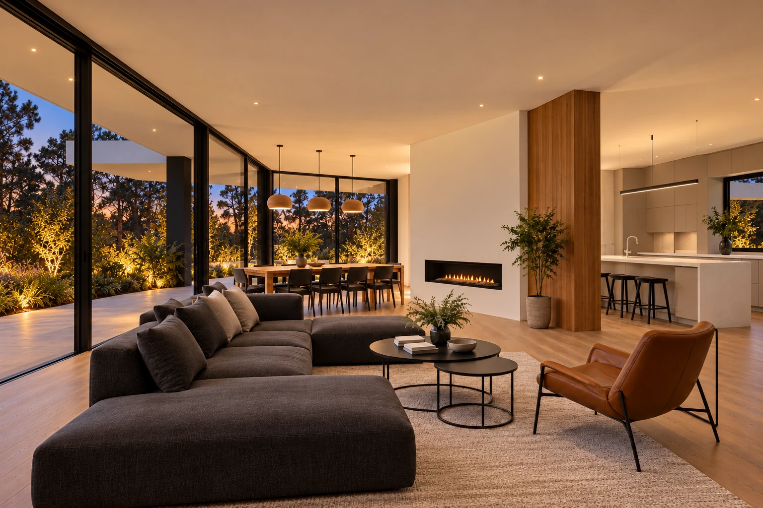 Casa Marco — Espacio social, visualización residencial conceptual de Estudio LAT