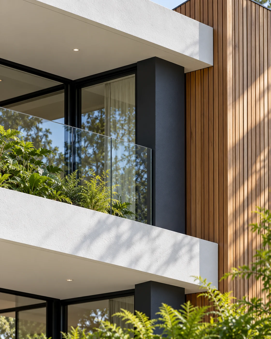 Casa Marco — Materiales de cerca, visualización residencial conceptual de Estudio LAT