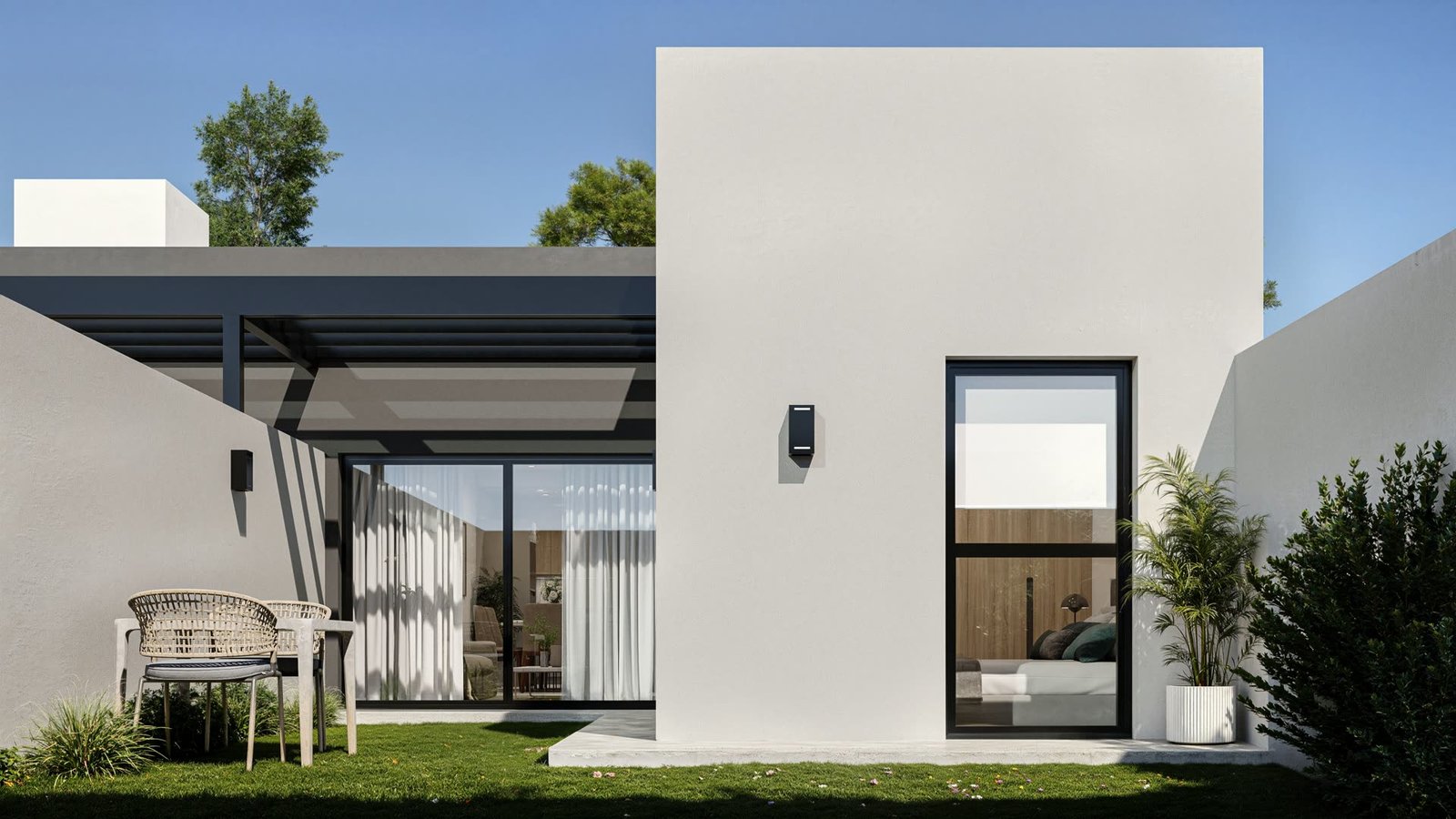 Duplex Lucero DOCTA - vivienda con arquitectura, materialidad y escala, residencial 2026 en Buenos Aires, Argentina, render 3D Estudio Lat vista 4