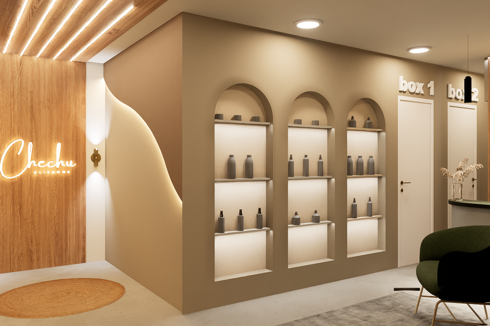 Chechu Alisados - Render 3D interior