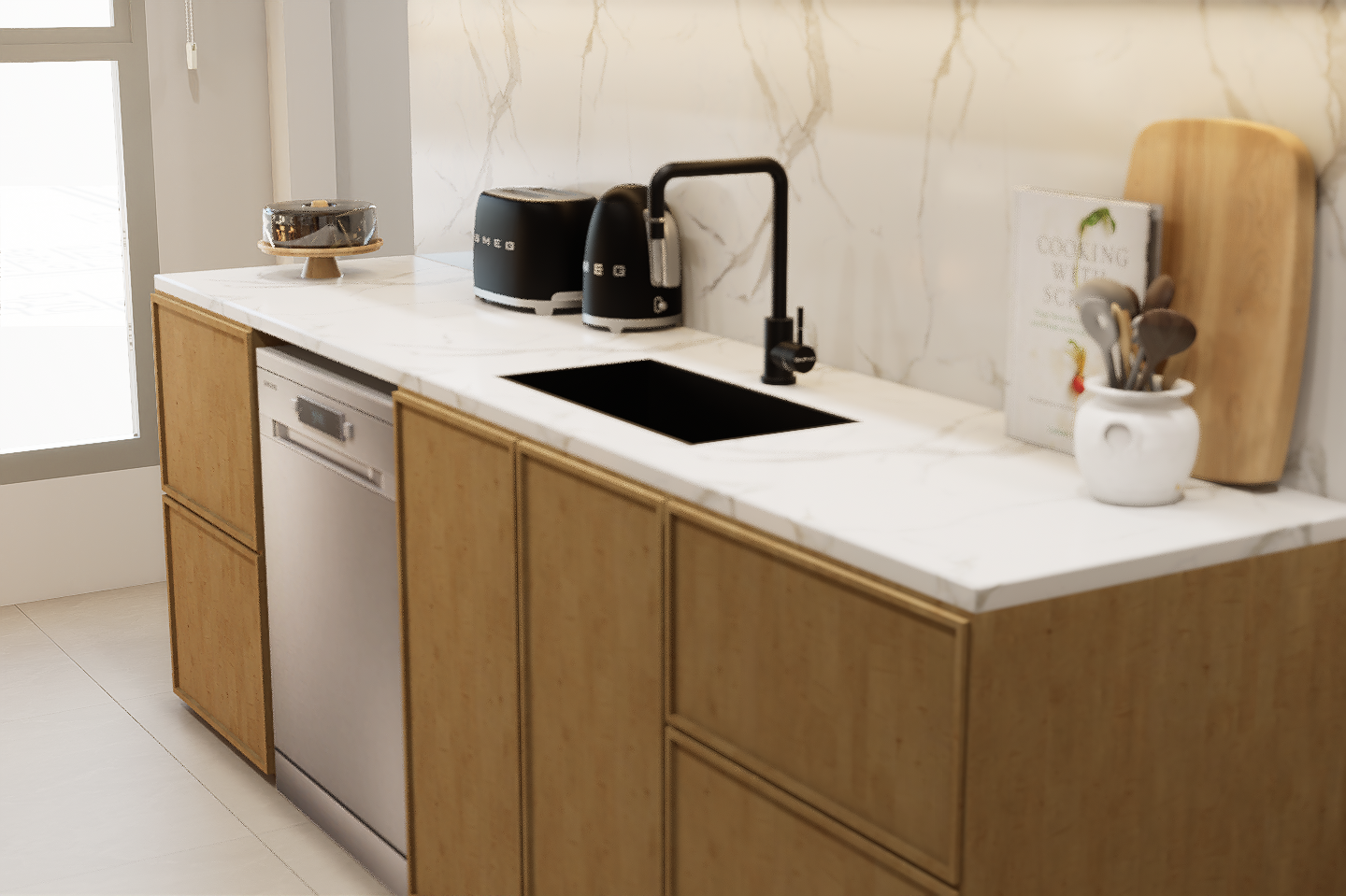 Diseño cocina, comedor diario Gaona