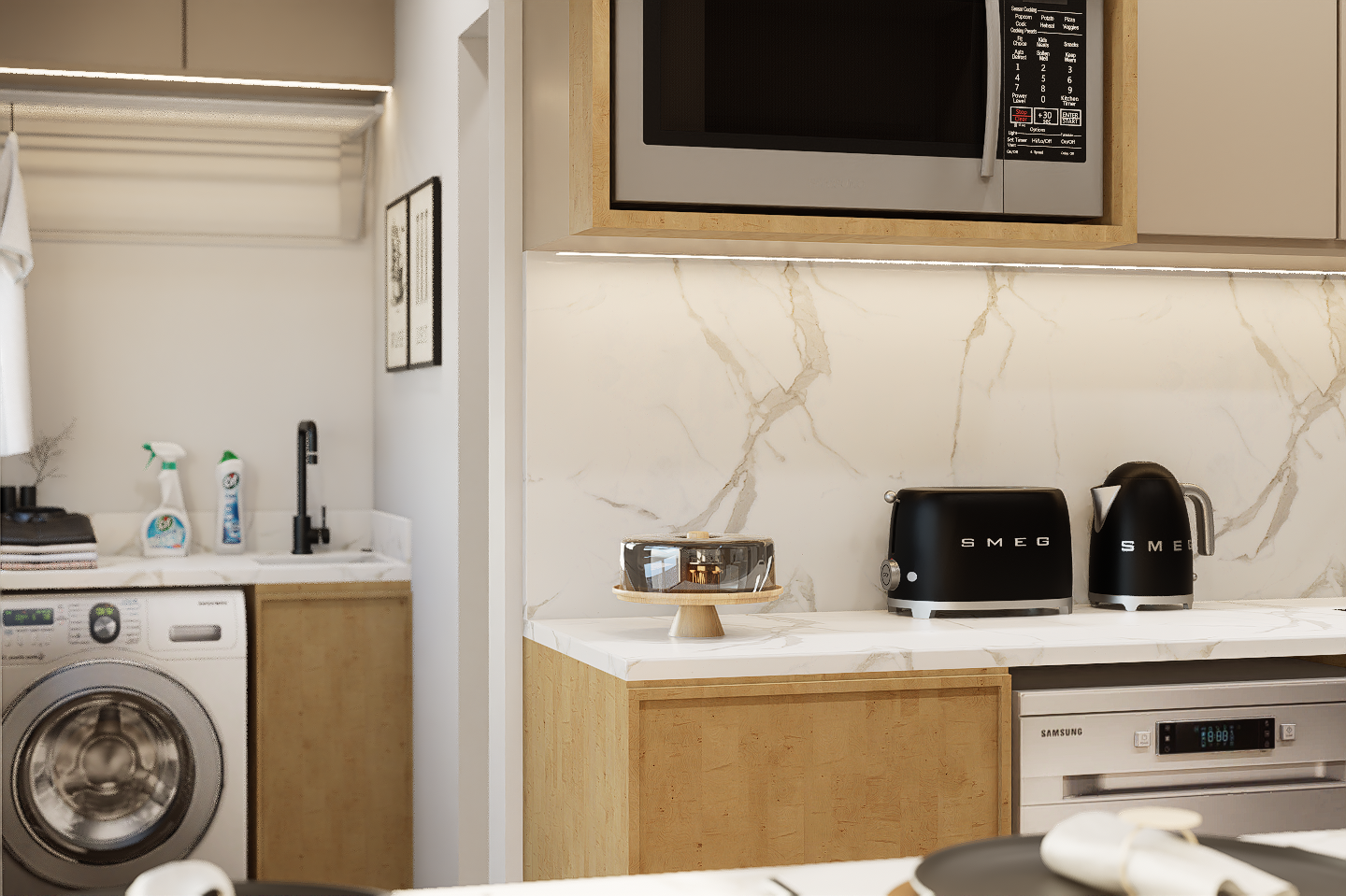 diseo-cocina-comedor-diario-gaona - Render