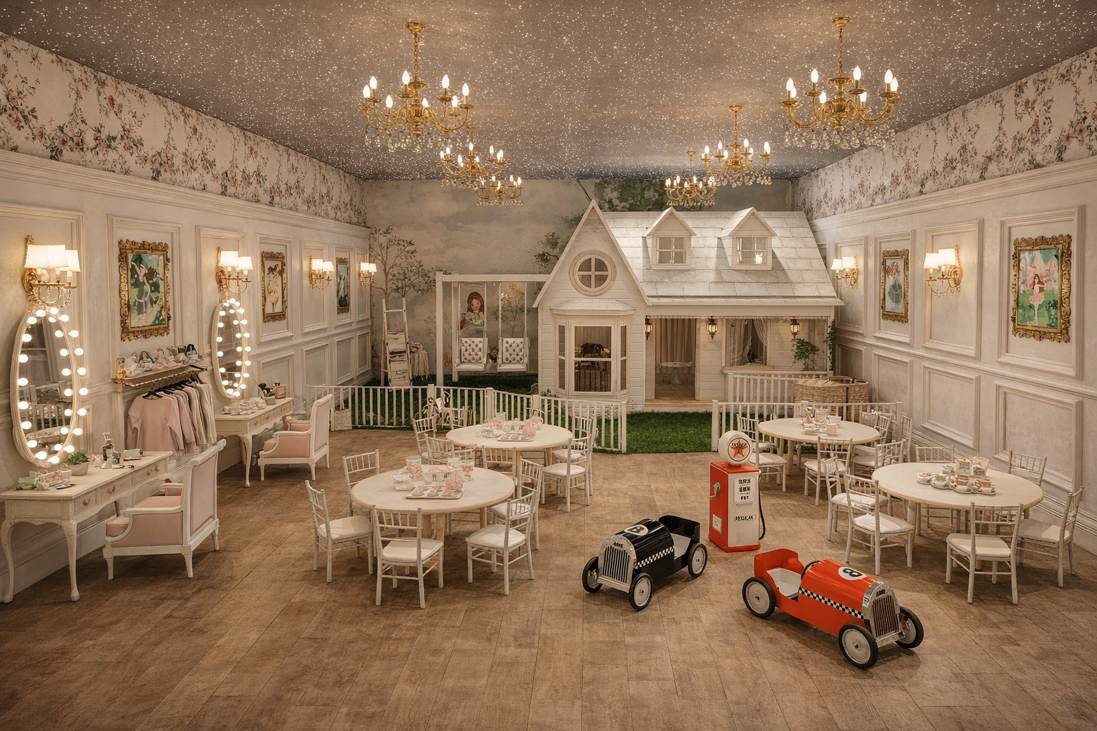 La Petit Maison Café - Distribución de mesas y barra