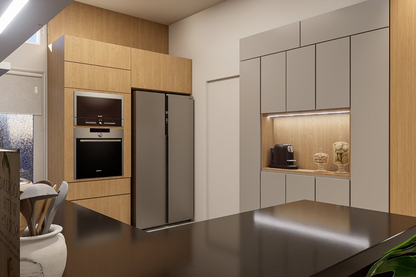 remodelacion-sarandi-cocina-living-comedor - Render